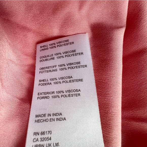 BHLDN Anthropologie Iris One Shoulder Cutout Printed Chiffon Maxi Gown | MEDIUM - Picture 12 of 15